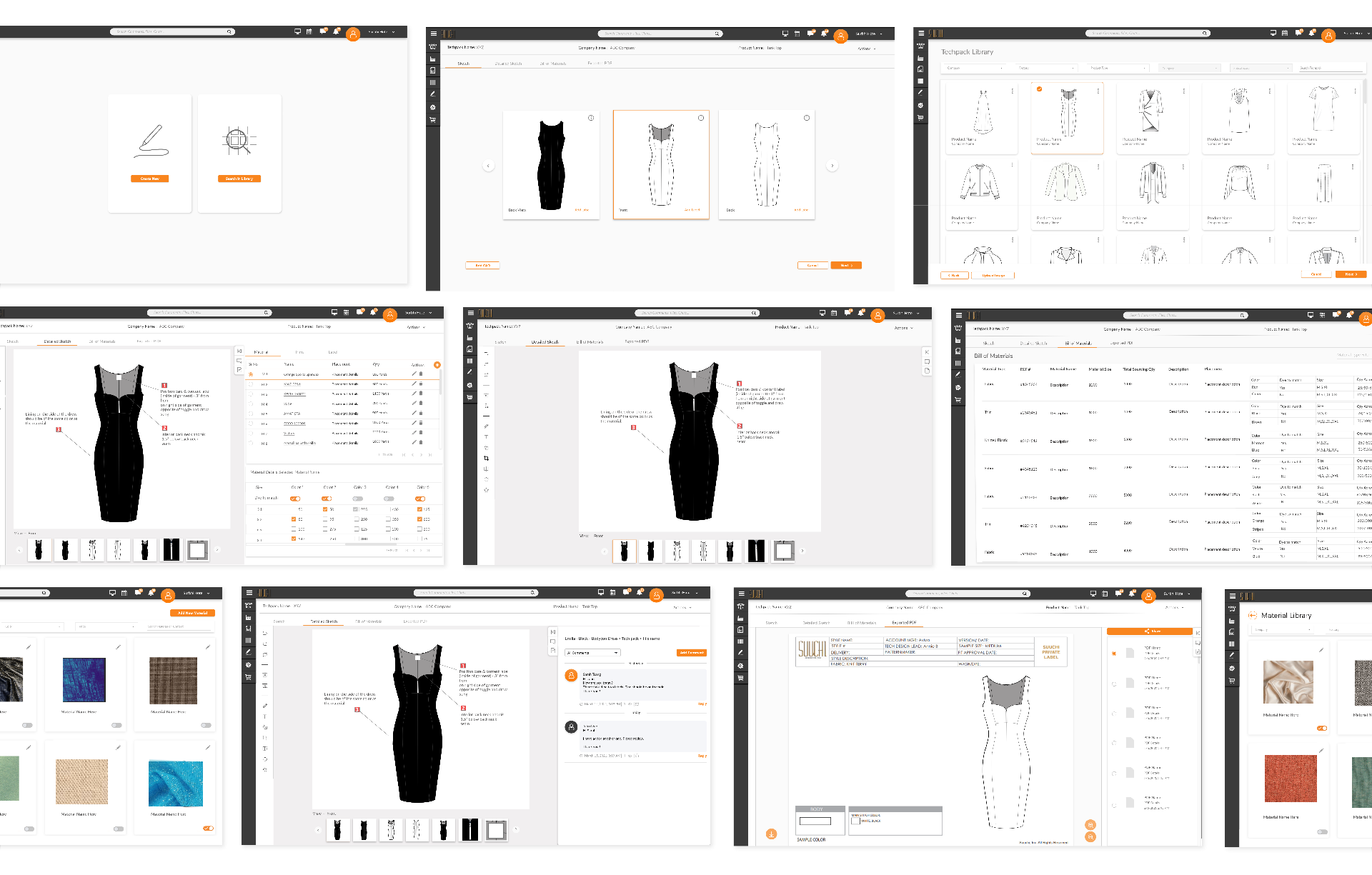 Tool screens