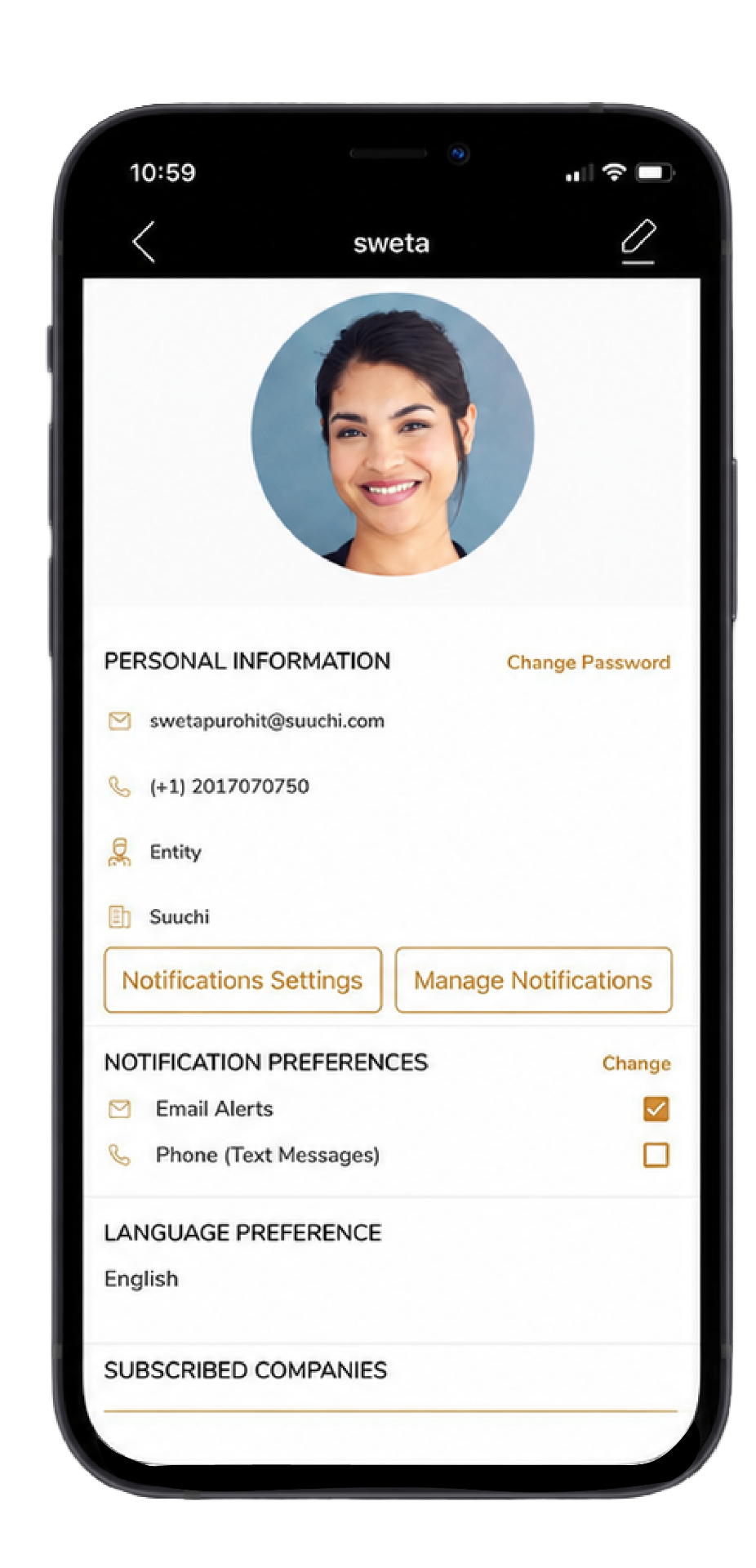Notifications Management 