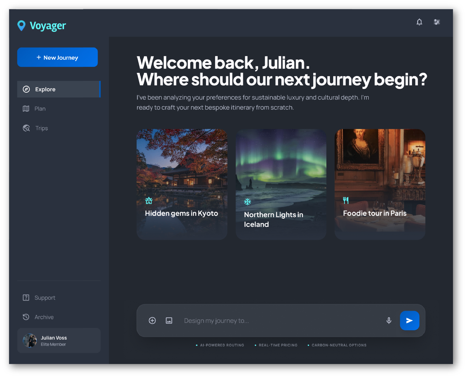 Voyager — Welcome