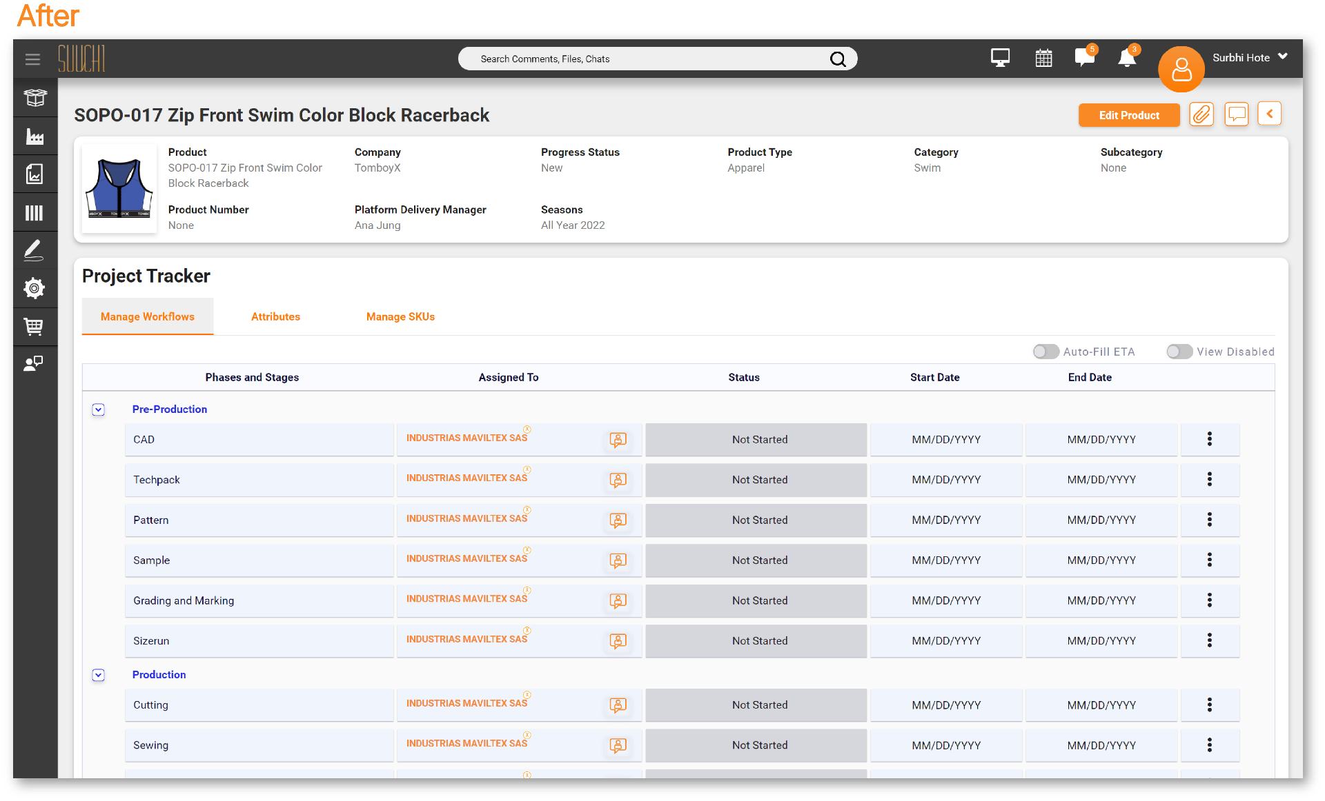 Product Page — After